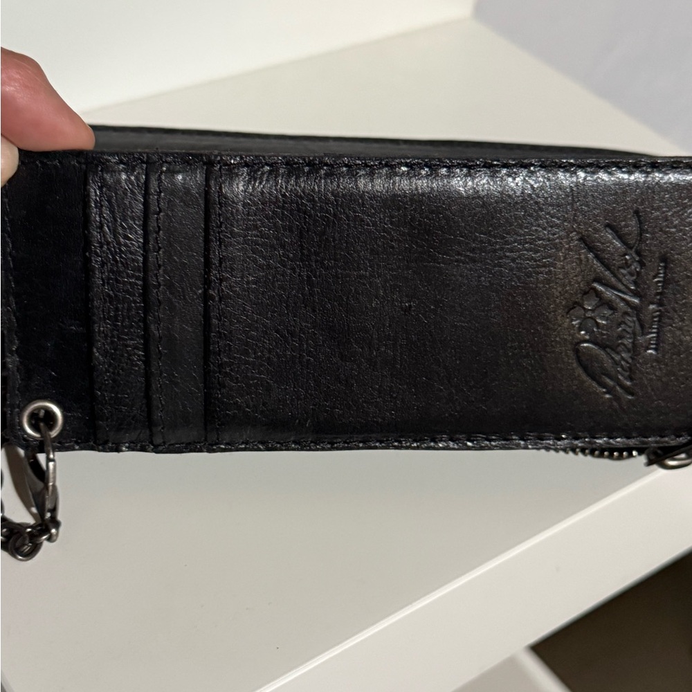 📌 Patricia Nash Black Leather Wallet - Picture 10 of 12